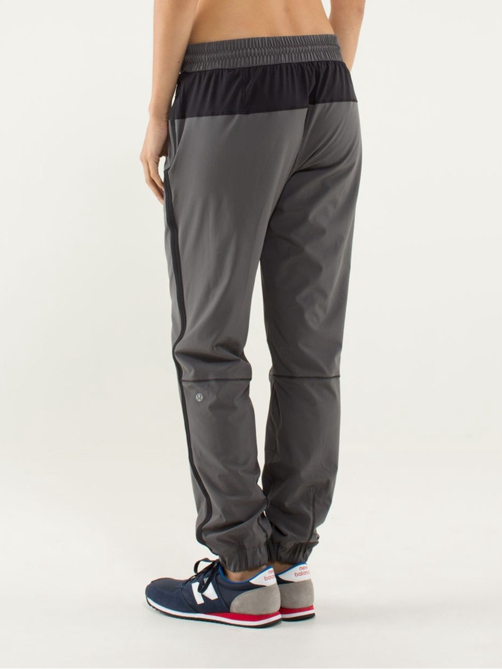 Lululemon Track To Reality Pant - Soot Light / Black / Slalom Stripe Angel Wing